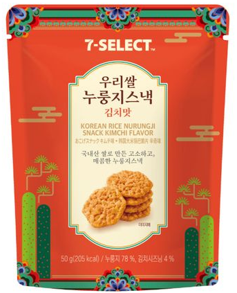우리쌀누룽지스낵김치맛