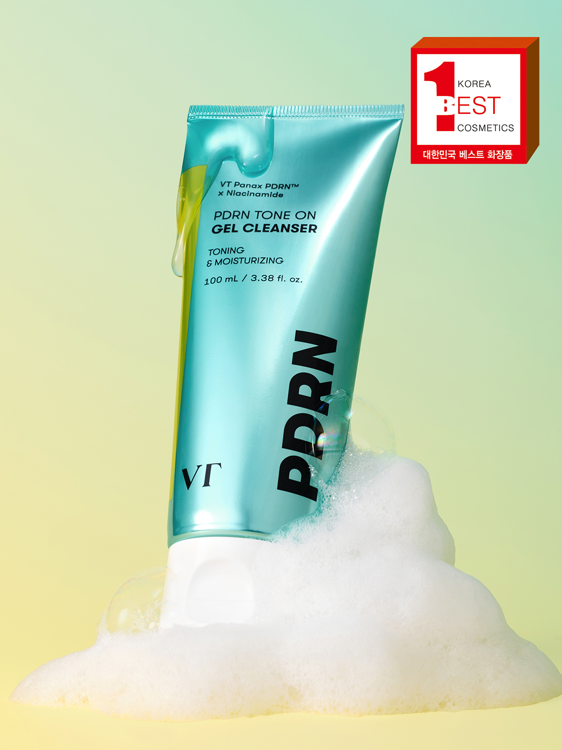 VT PDRN 톤온 젤 클렌저 100ml
