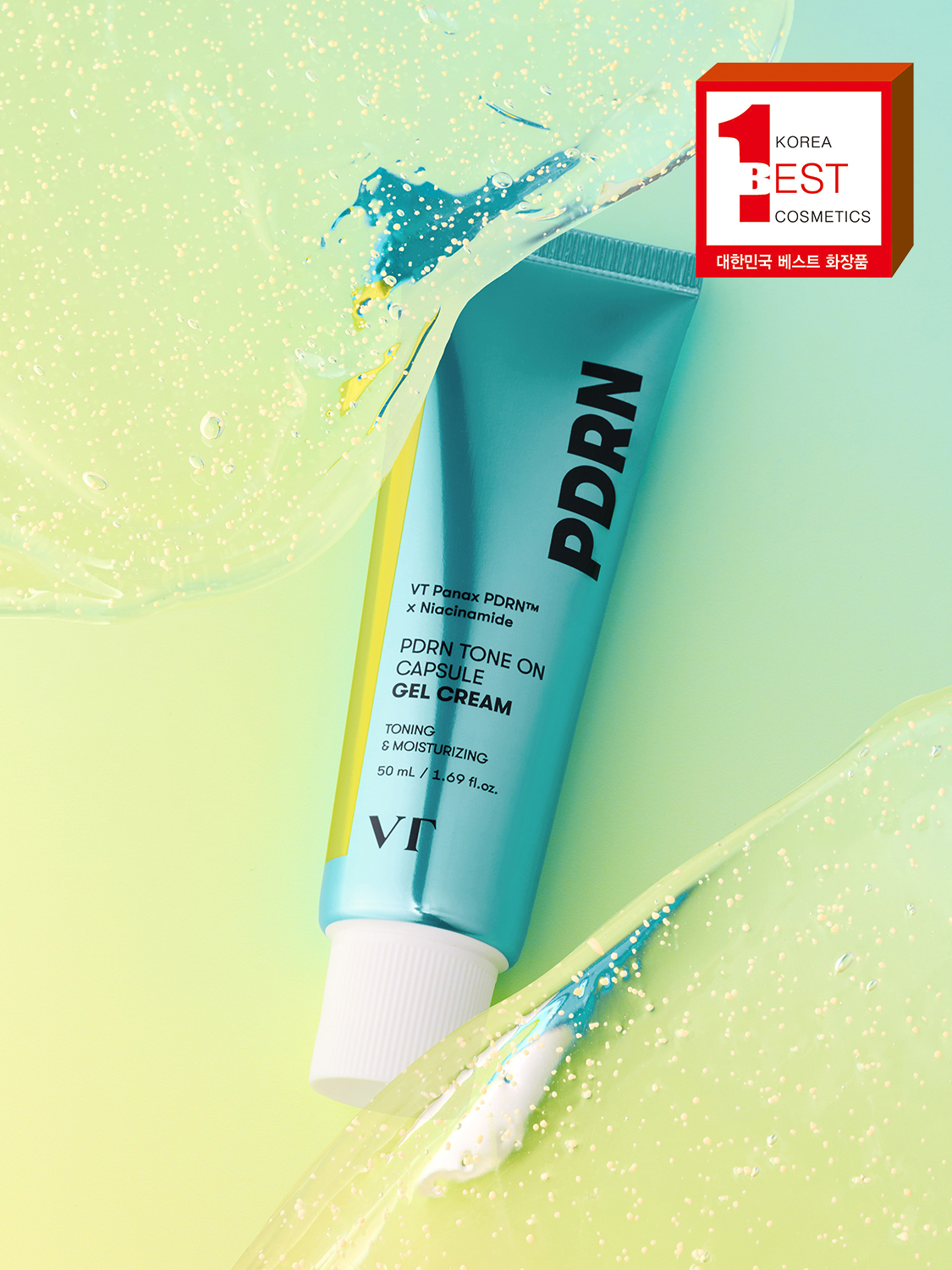 VT PDRN 톤온 캡슐 젤 크림 50ml