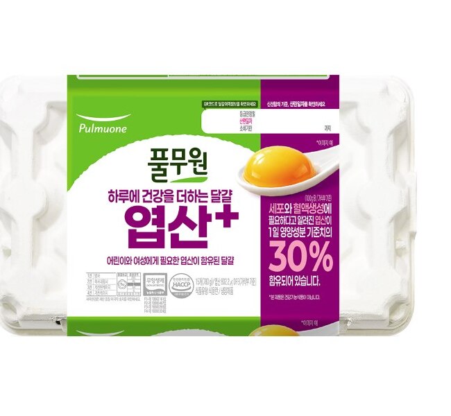 하루에 건강을 더하는 달걀 엽산 플러스