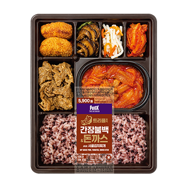 간장불백 돈까스 트리플 정식