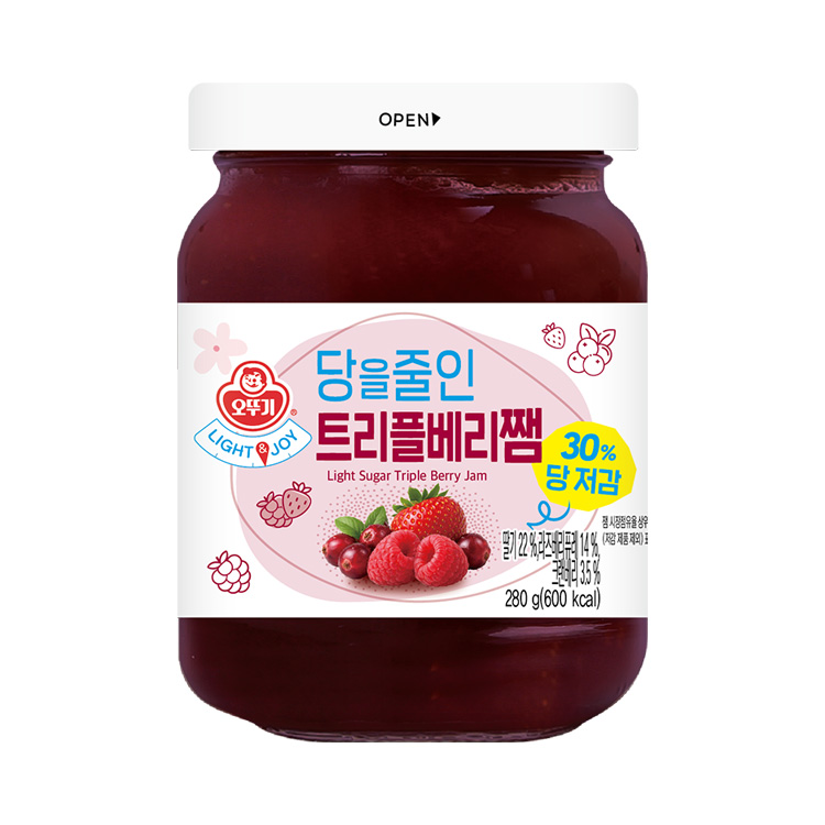 라이트앤조이 당을 줄인 트리플베리쨈